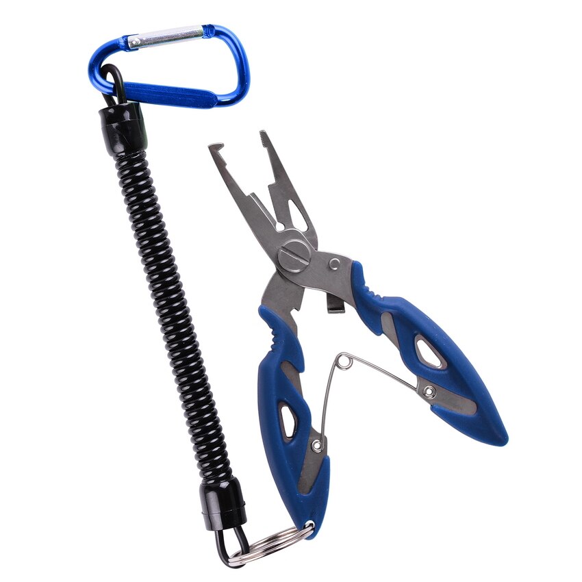 Fishing Pliers Fish Line Cutter Scissors Mini Fish Hook Remover Multifunction Tools Black Beak Jaw