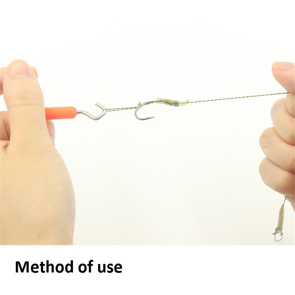 Fishing Sea Stainless Steel Knot Puller Tool Wire Grip Hook Carp Hook Line Machine Rig Making Terminal Tackle Making Accessories