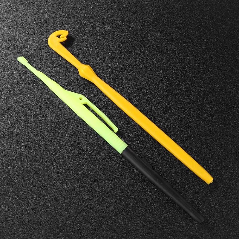 Fishing Tackle Knot Tying Tool Kit Fish Hook Remover Disgorger Unhook Extractor Knot Picker Needle Hook Tier