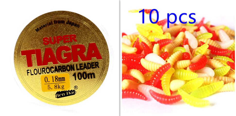 Fishing fish fluorocarbon coated Fishing Line nylon carp fishing wire  fluorocarbon coated