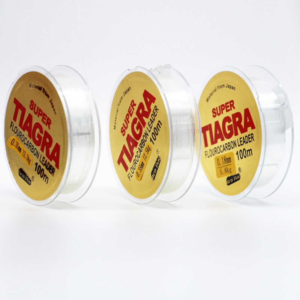 Fishing fish fluorocarbon coated Fishing Line nylon carp fishing wire  fluorocarbon coated