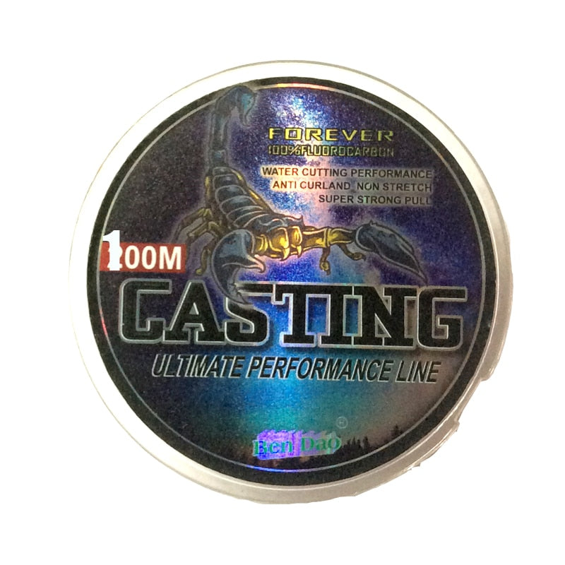 Fishing fish fluorocarbon coated Fishing Line nylon carp fishing wire  fluorocarbon coated