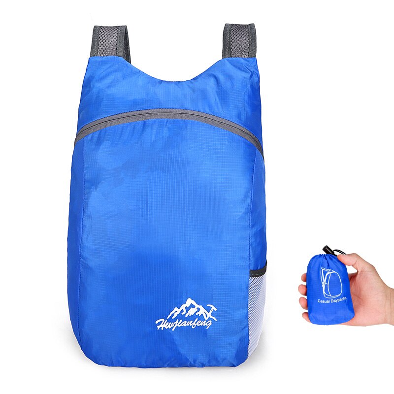 Foldable 15L Waterproof Travel Backpack, Men Women Hiking Backpack, Female Sport Bags, Outdoor