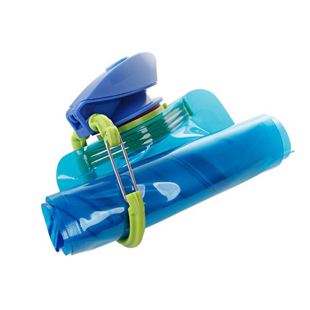 Foldable Water Bottle Outdoor Hiking Camping PE Water Bag Soft Flask Squeeze Portable