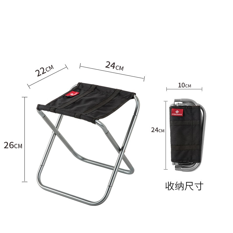 Folding Small Stool Bench Stool Portable Outdoor Ultra Light Foldable Chair