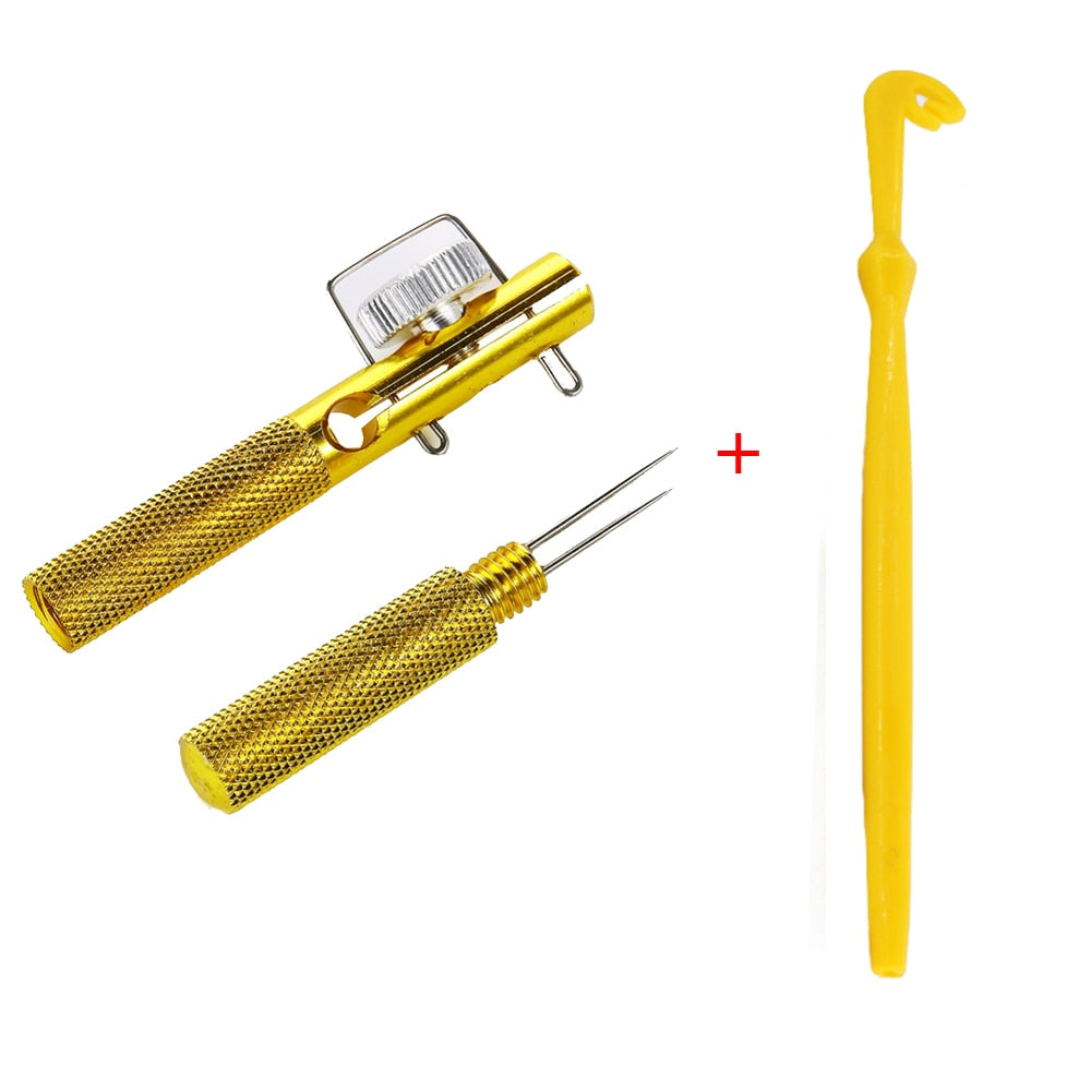 Full Metal Fishing Hook Knotting Tool & Tie Hook Loop Making Device & Hooks Decoupling