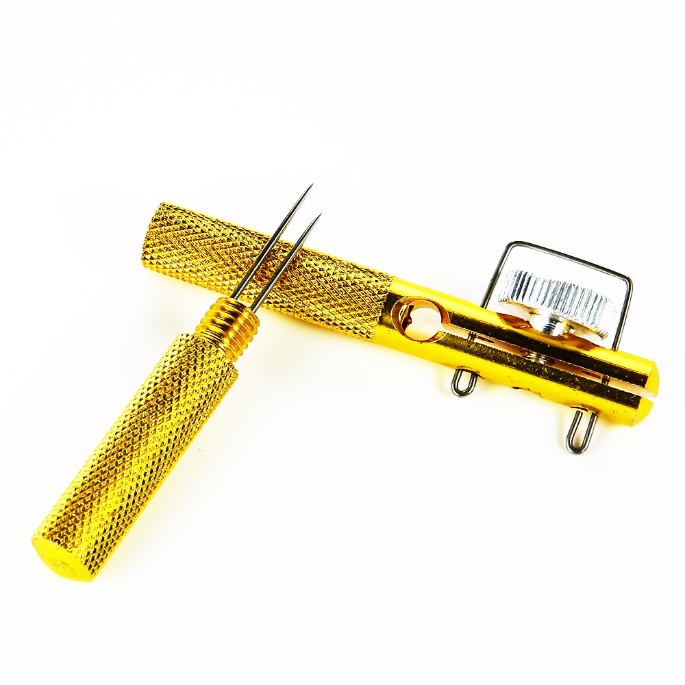 Full Metal Fishing Hook Knotting Tool & Tie Hook Loop Making Device & Hooks Decoupling