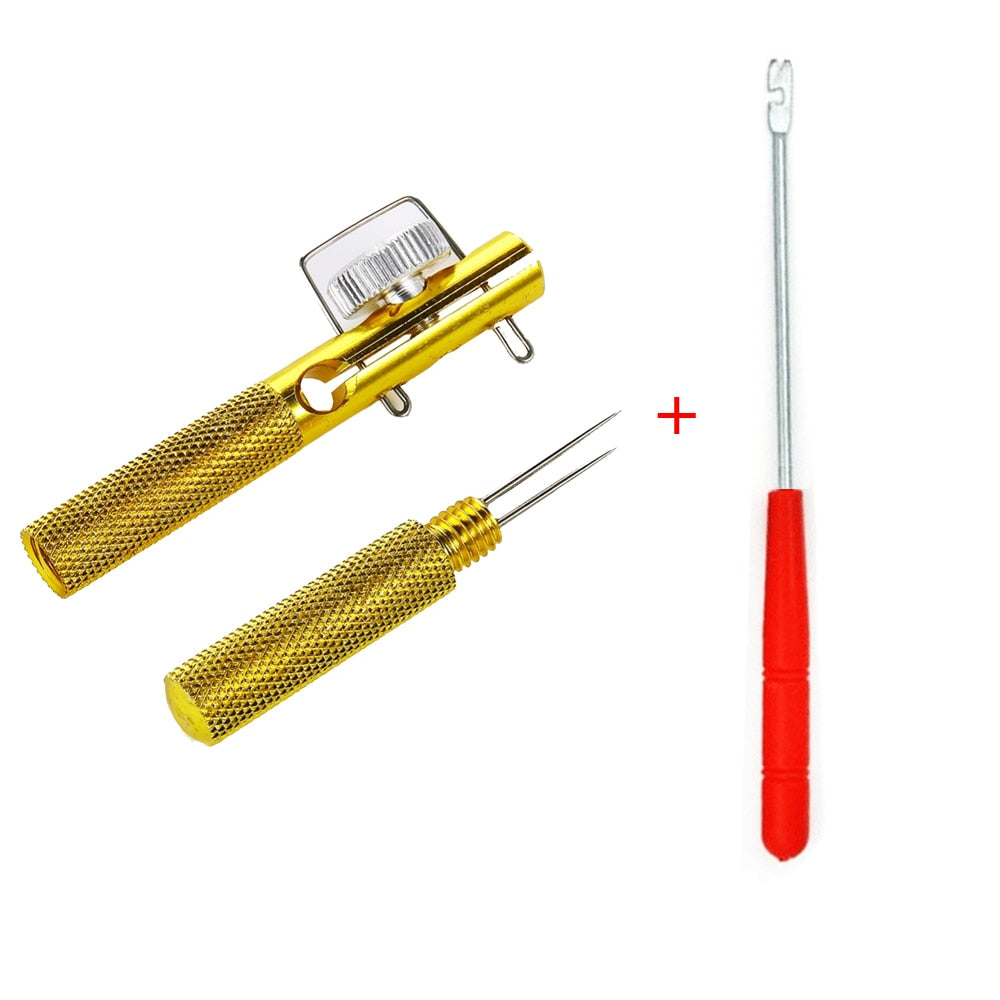 Full Metal Fishing Hook Knotting Tool & Tie Hook Loop Making Device & Hooks Decoupling