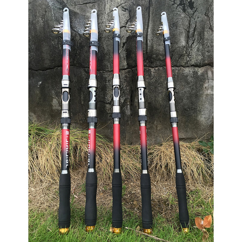 GHOTDA High Carbon Portable Telescopic Fishing Rod Carp Fishing Fishing Tackle