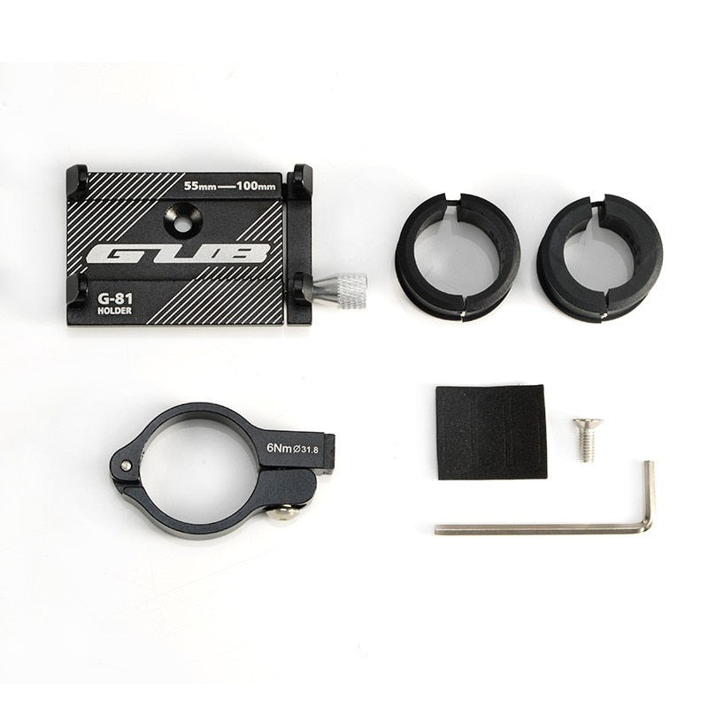 GUB G81 G-81 Aluminum Bicycle Phone Holder For 3.5-6.2 inch Smartphone Adjustable Support GPS Bike