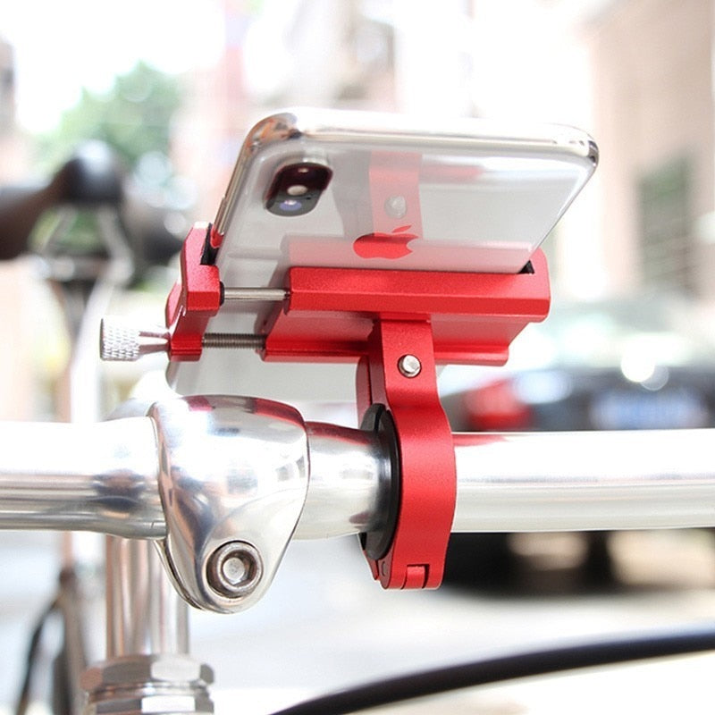 GUB G81 G-81 Aluminum Bicycle Phone Holder For 3.5-6.2 inch Smartphone Adjustable Support GPS Bike