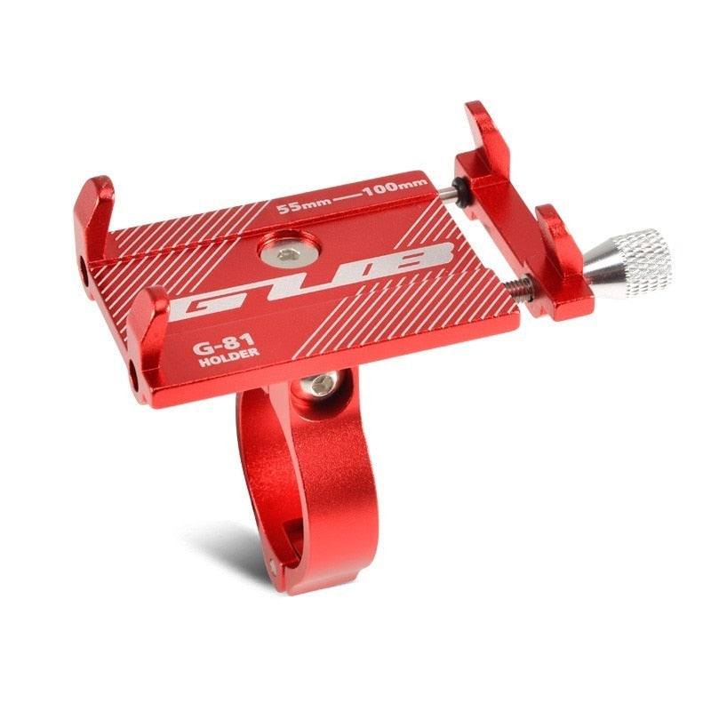 GUB G81 G-81 Aluminum Bicycle Phone Holder For 3.5-6.2 inch Smartphone Adjustable Support GPS Bike