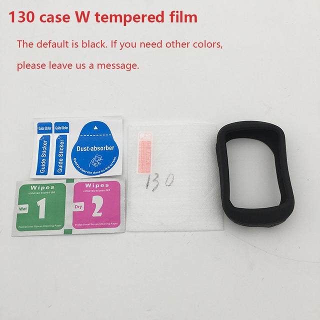 Generic skin Case w Tempered Screen Protector film for Garmin GPS bike Computer garmin edge 130