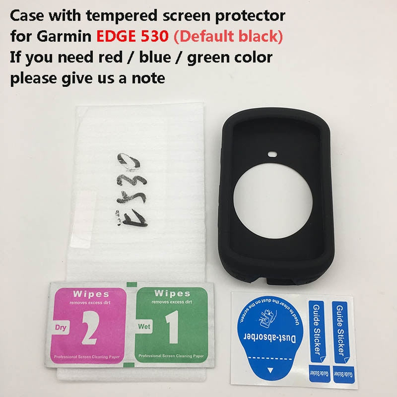 Generic skin Case w Tempered Screen Protector film for Garmin GPS bike Computer garmin edge 130