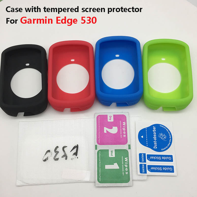 Generic skin Case w Tempered Screen Protector film for Garmin GPS bike Computer garmin edge 130