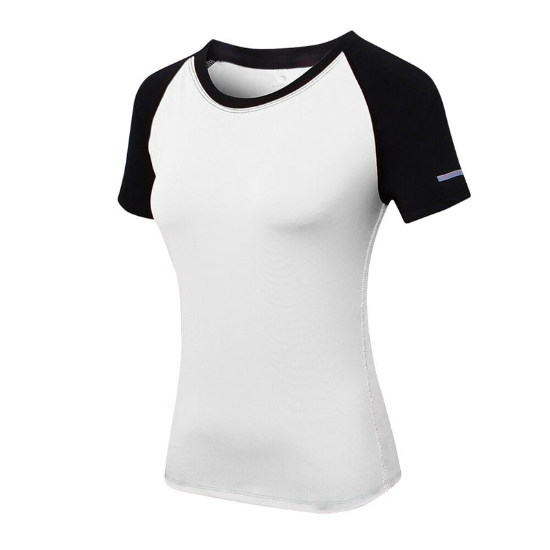 Gym T shirt Compression Tights Women's Sport T-shirt Dry Quick Running Short Sleeve T-shirts Fitness