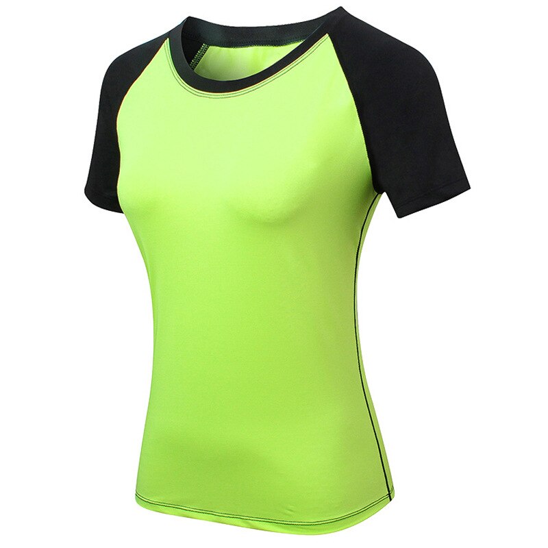 Gym T shirt Compression Tights Women's Sport T-shirt Dry Quick Running Short Sleeve T-shirts Fitness