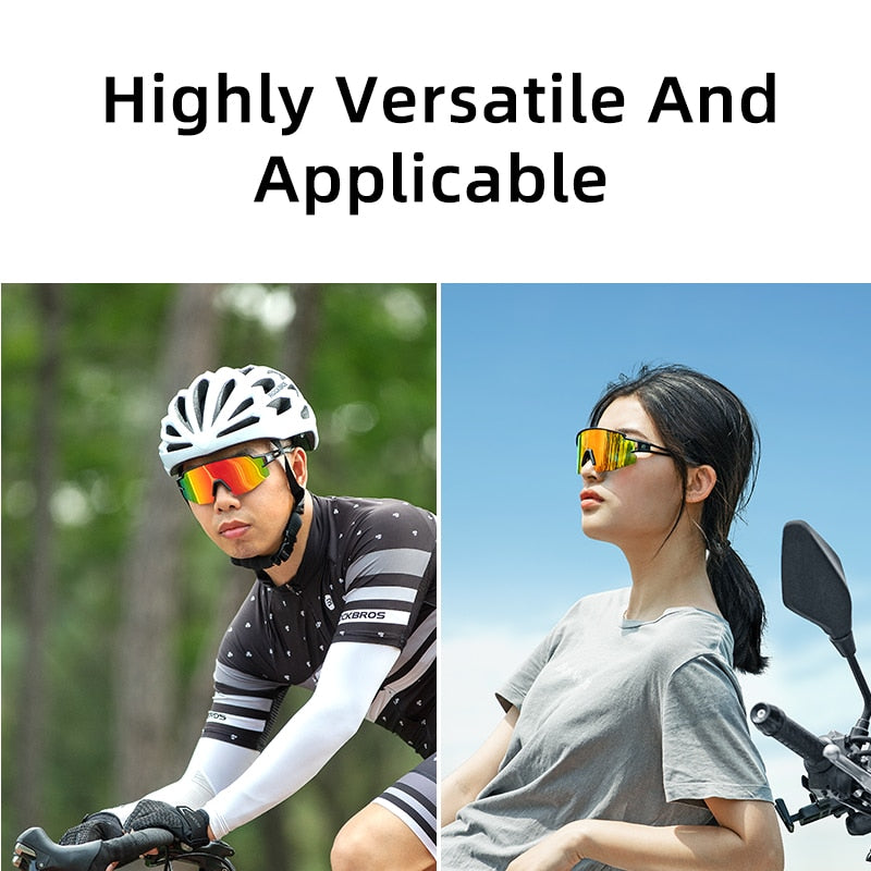 ROCKBROS Cycling Glasses Polarized Sport Bike UV400 Bike Glasses Goggles Running Sunglasses