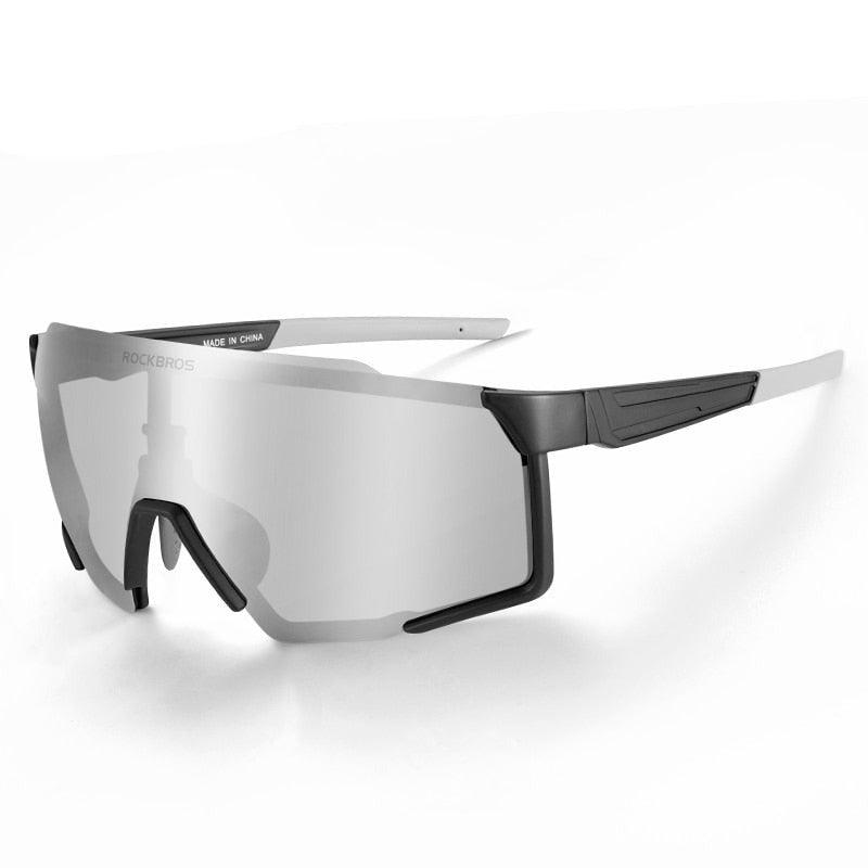ROCKBROS Cycling Glasses Polarized Photochromic Cycling Sunglasses Men's Glasses MTB Bike Glasses