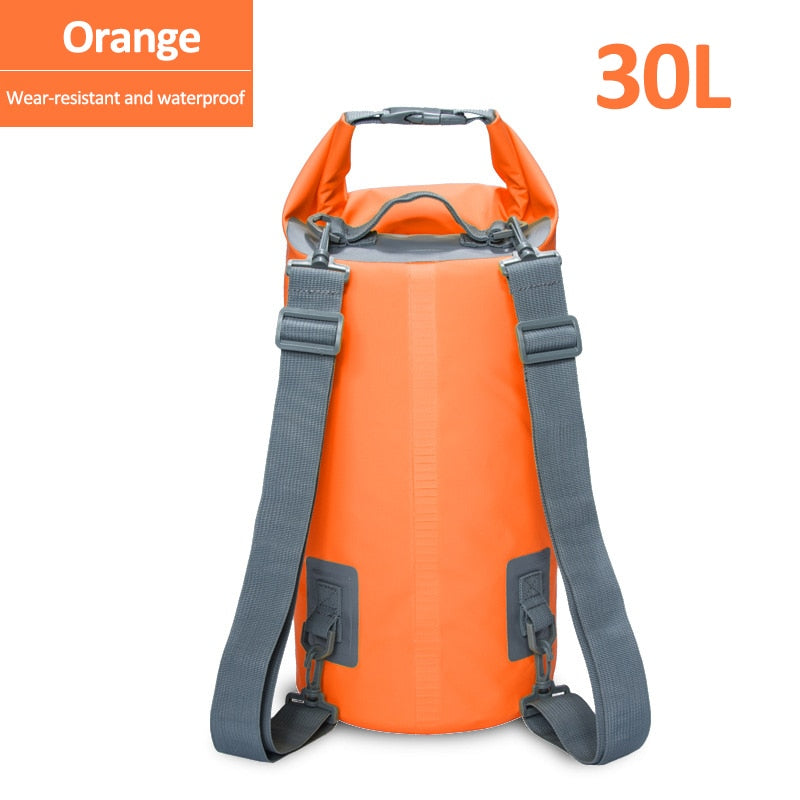 5L/15/30L Outdoor PVC Waterproof Dry Backpack Water Floating Bag Roll Top Sack