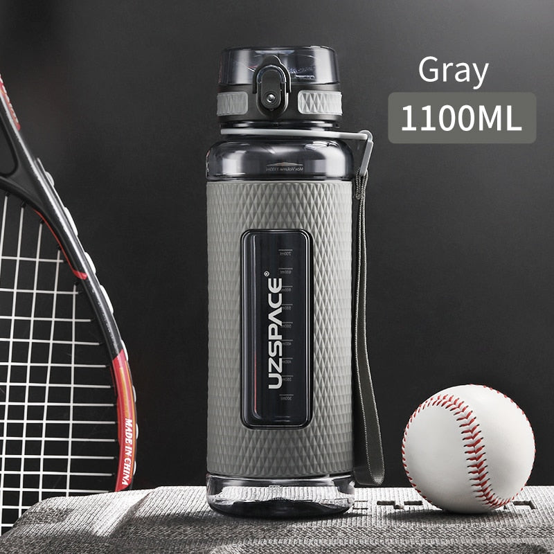 UZSPACE Sport Water Bottles BPA Free Portable Gym Anti-fall Leak-proof Large Capacity Fitness Kettle