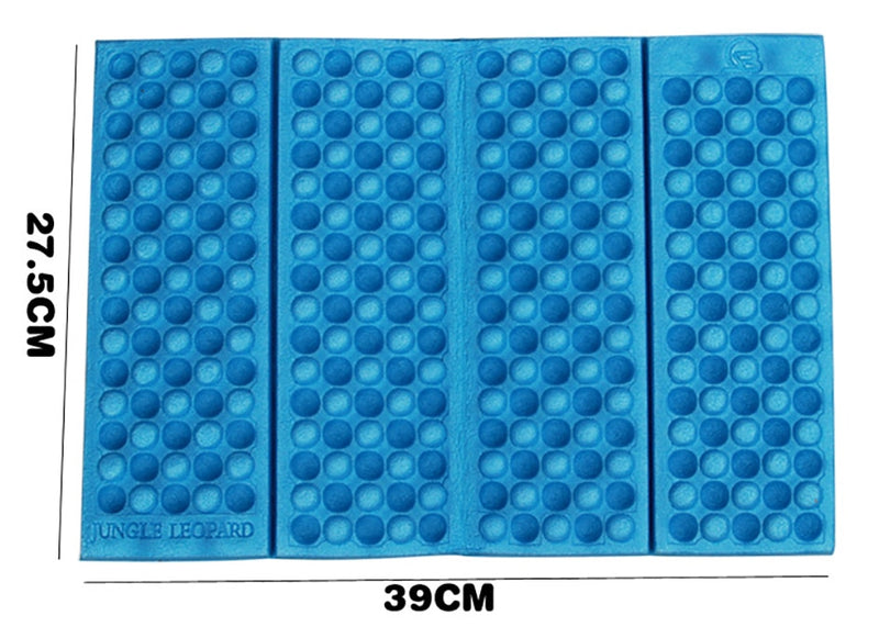 4-Zone Folding Camping Mat XPE Foam Pad Moisture-proof Elasticity Cushion Outdoor Seat