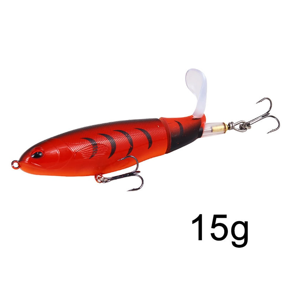 Whoppper Poper 1PCS Whopper Popper 10cm/14cm Topwater Fishing Lure Artificial Bait Ha