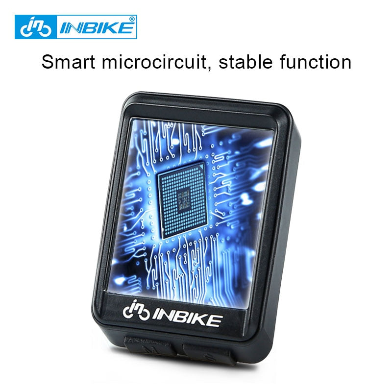 INBIKE Waterproof Bicycle Computer Wireless & Wired MTB Bike Cycling Odometer Speedometer Watch