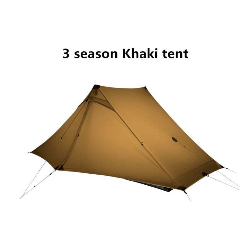 LanShan 2 Pro 2 Person Outdoor Ultralight Tent 3 Season 20D Nylon Both Sides Silicon Tent