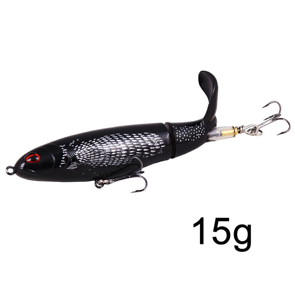 Whoppper Poper 1PCS Whopper Popper 10cm/14cm Topwater Fishing Lure Artificial Bait Ha