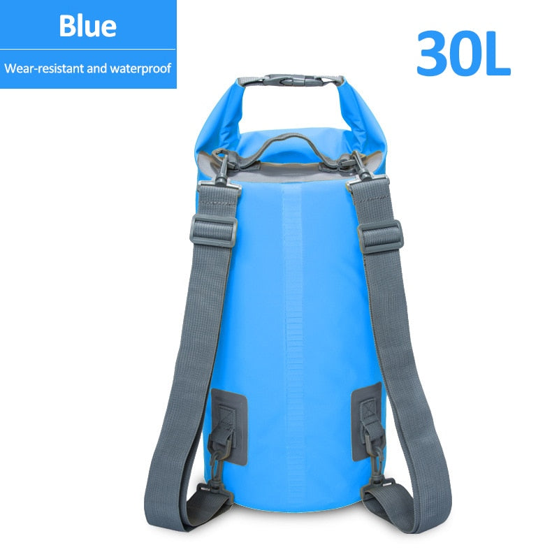 5L/15/30L Outdoor PVC Waterproof Dry Backpack Water Floating Bag Roll Top Sack