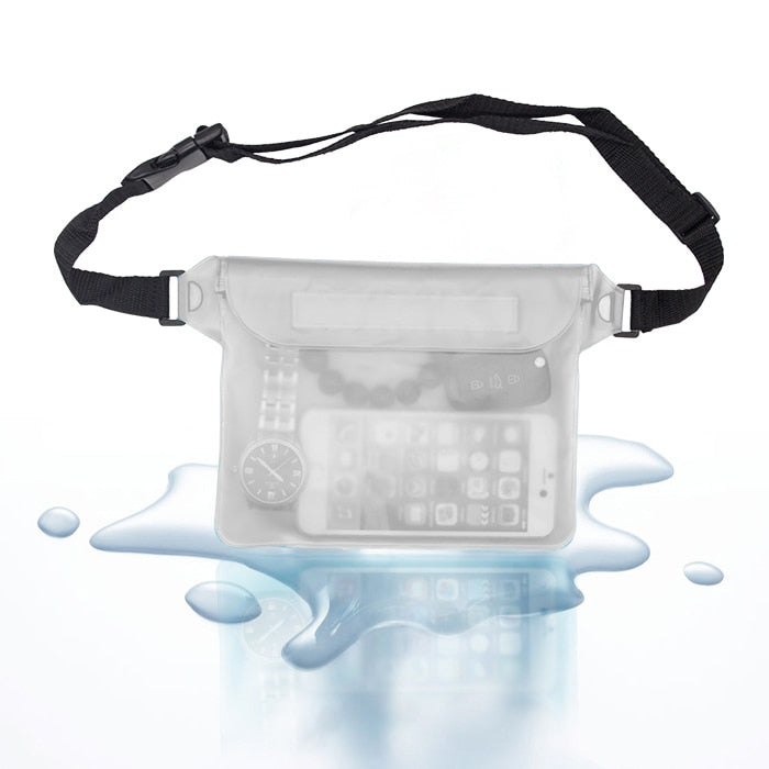 Waterproof Swimming Bag Ski Drift Diving Shoulder Waist Pack Bag Underwater Mobile Phone Bags Case