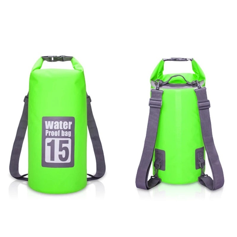 5L/15/30L Outdoor PVC Waterproof Dry Backpack Water Floating Bag Roll Top Sack