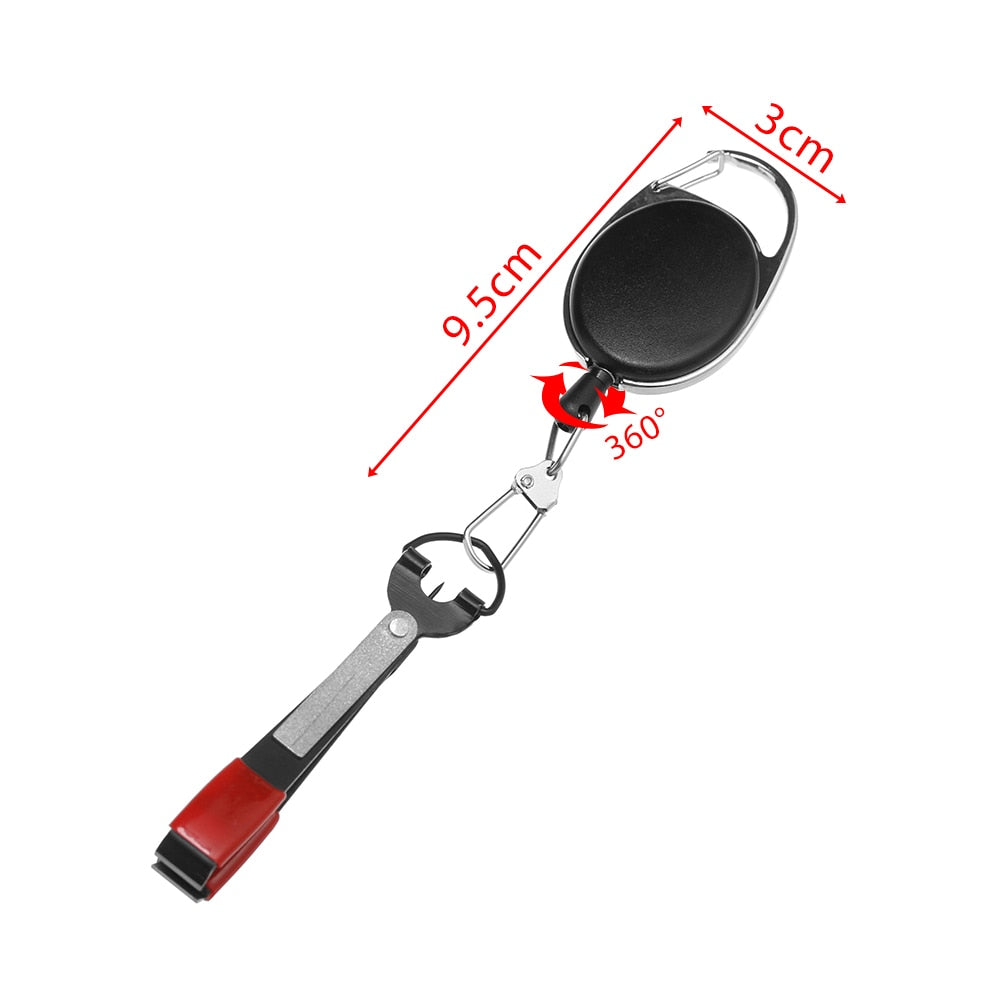 Fishing Quick Knot Tool Fast Tie Nail Knotter  Line Cutter Clipper Nipper Hook Sharpener Fly Tying Tool