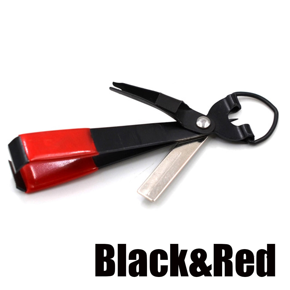 Fishing Quick Knot Tool Fast Tie Nail Knotter  Line Cutter Clipper Nipper Hook Sharpener Fly Tying Tool