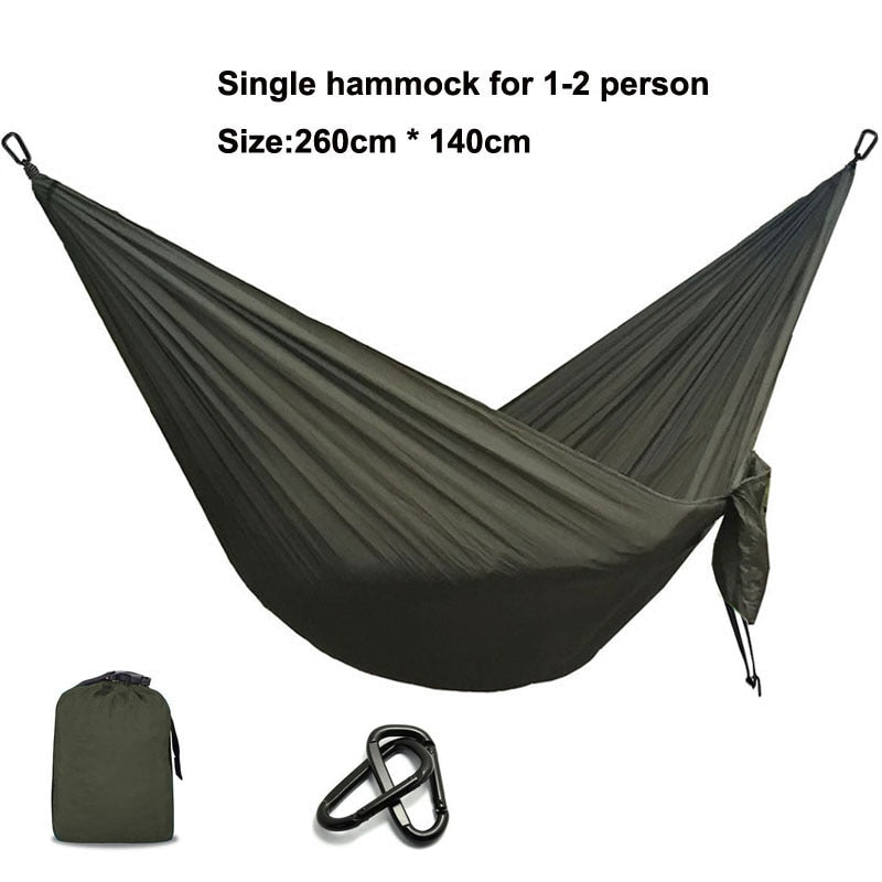 Camping Parachute Hammock Survival Garden Outdoor Furniture Leisure Sleeping Hamaca Travel Double