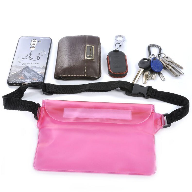 Waterproof Swimming Bag Ski Drift Diving Shoulder Waist Pack Bag Underwater Mobile Phone Bags Case