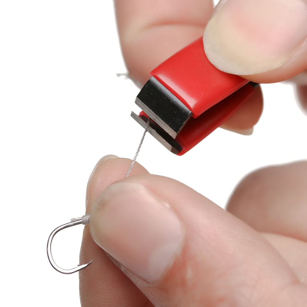 Fishing Quick Knot Tool Fast Tie Nail Knotter  Line Cutter Clipper Nipper Hook Sharpener Fly Tying Tool