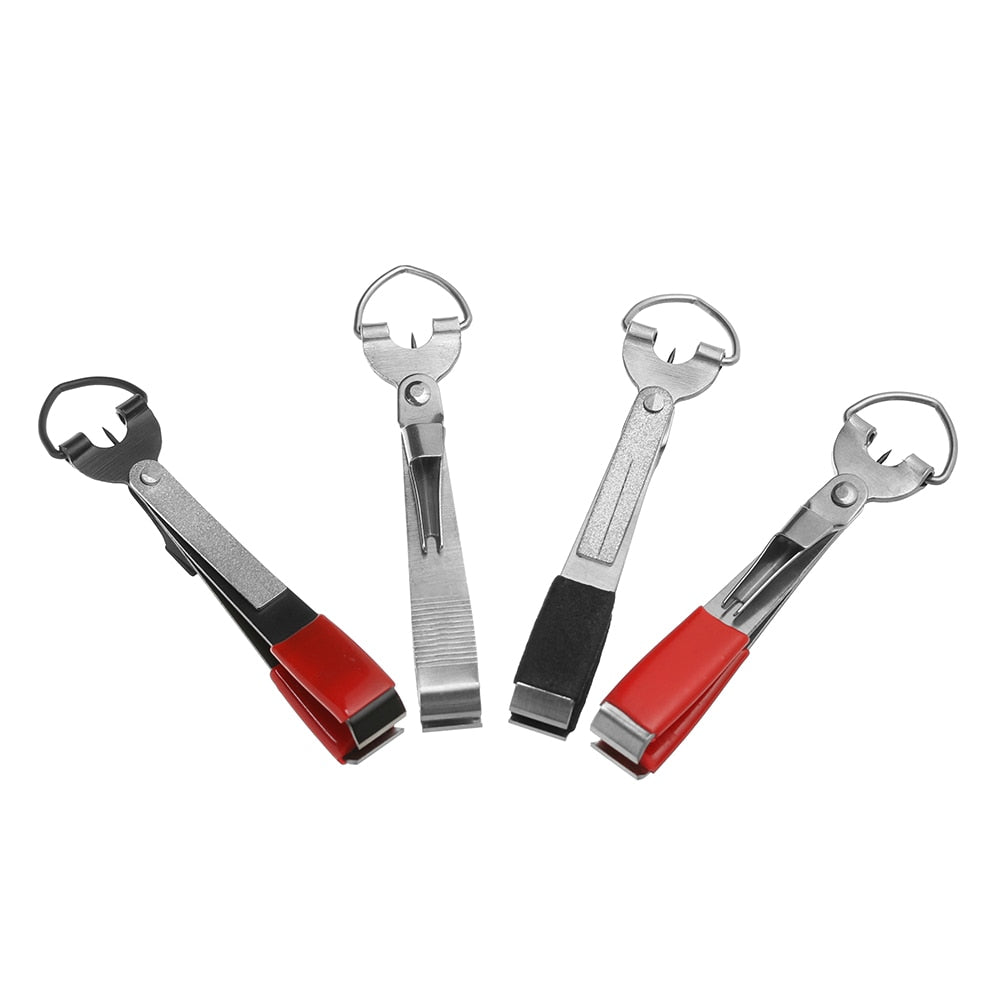 Fishing Quick Knot Tool Fast Tie Nail Knotter  Line Cutter Clipper Nipper Hook Sharpener Fly Tying Tool