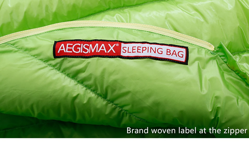 Ultra-Light Outdoor Camping Down Sleeping Bag Nylon Mummy Three Season Goose Down Sleeping Bag