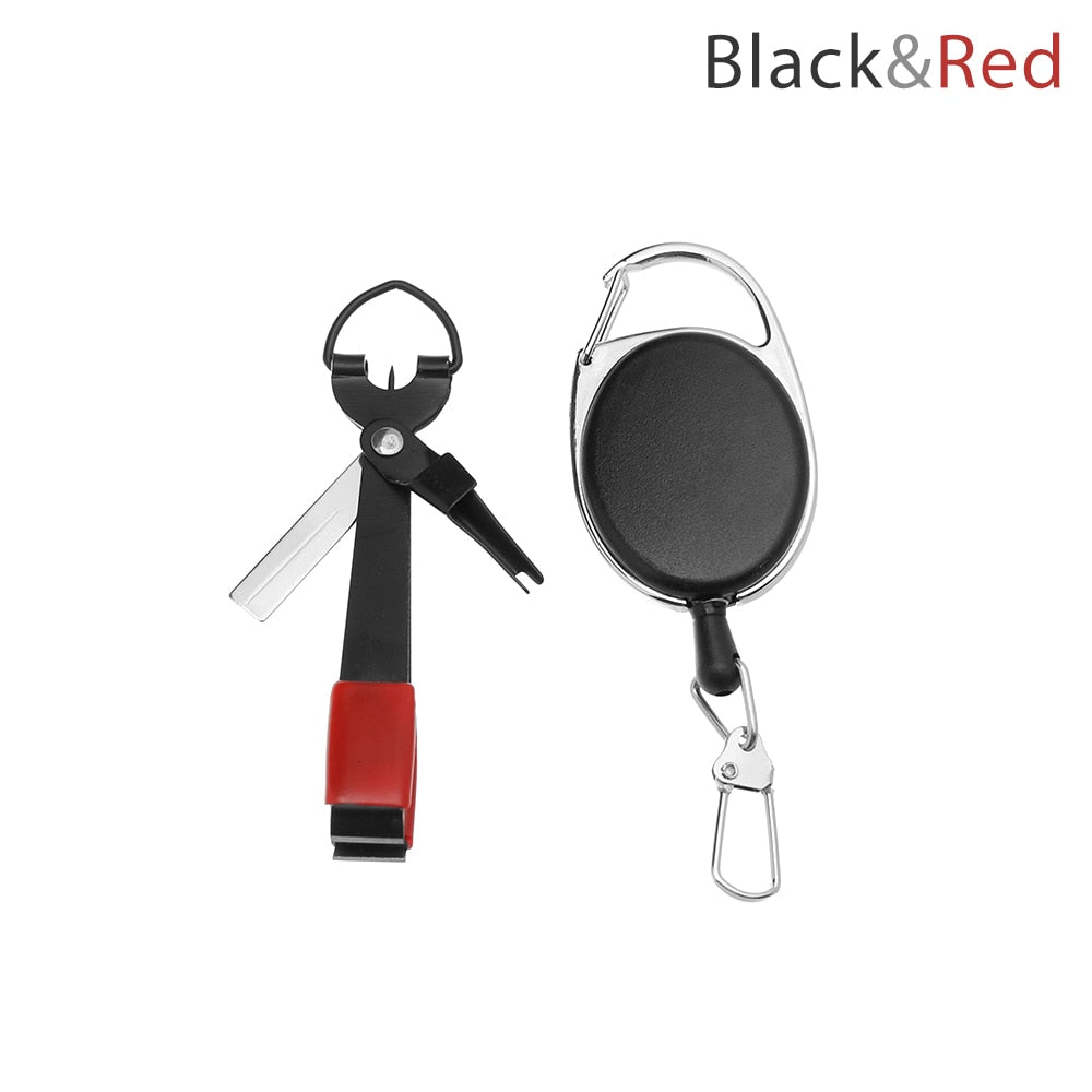 Fishing Quick Knot Tool Fast Tie Nail Knotter  Line Cutter Clipper Nipper Hook Sharpener Fly Tying Tool