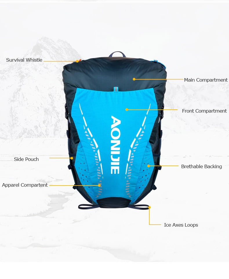 LXL Size Ultra Vest 18L Hydration Backpack Pack Bag Soft Water Bladder Flask For Trail Running