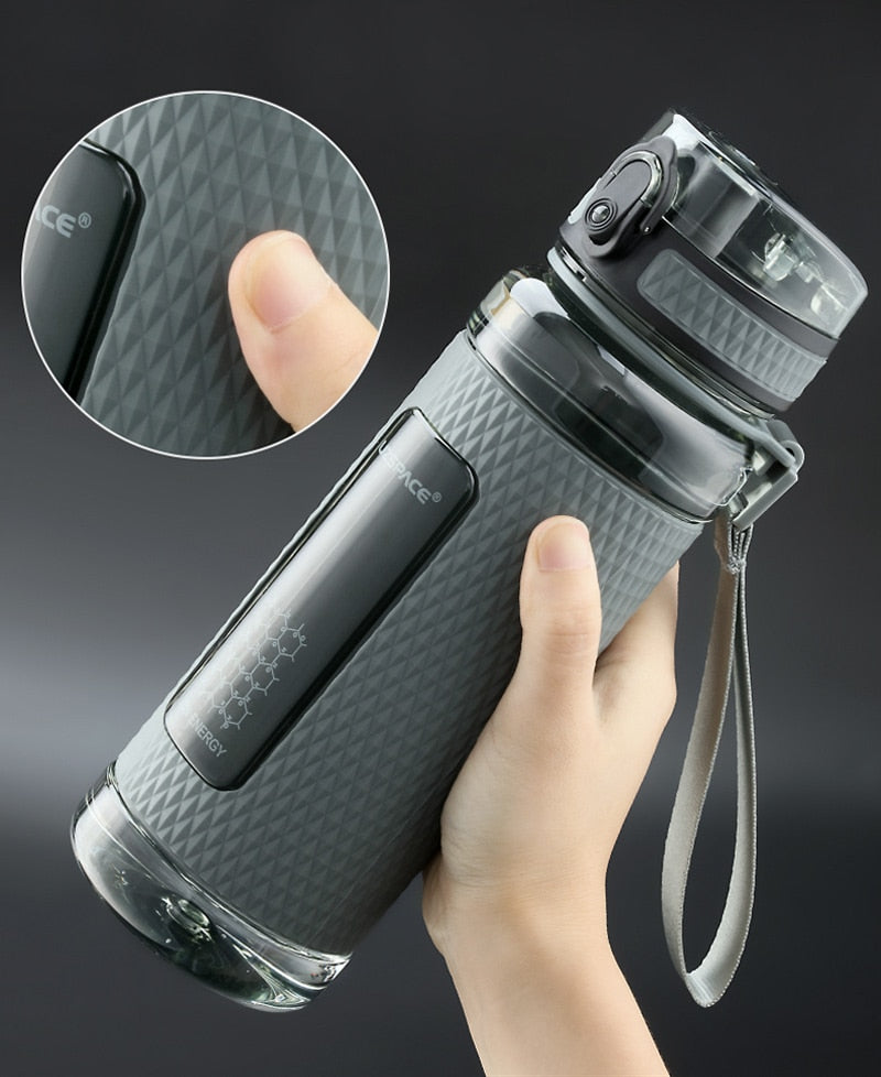 UZSPACE Sport Water Bottles BPA Free Portable Gym Anti-fall Leak-proof Large Capacity Fitness Kettle