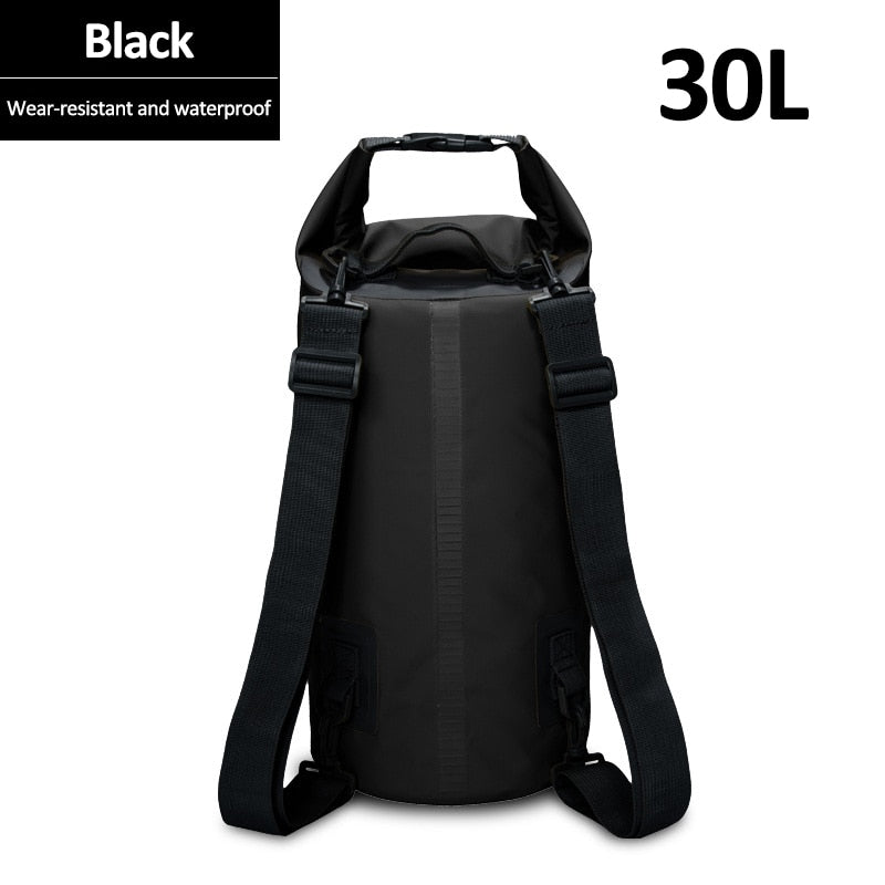 5L/15/30L Outdoor PVC Waterproof Dry Backpack Water Floating Bag Roll Top Sack