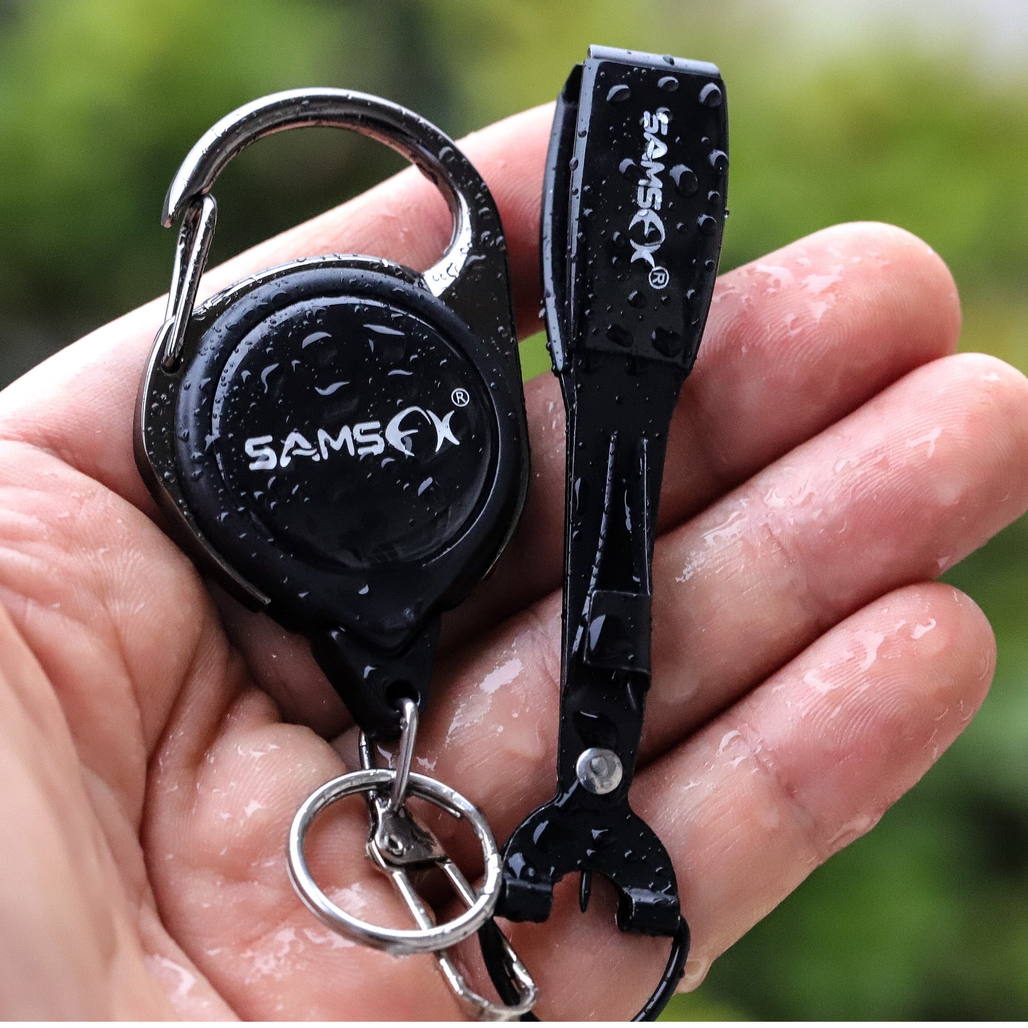 Pro Fast Tie Fishing Quick Knot Tool Nail Knotter Tying Line Cutter Clipper Nipper w/ Zinger Retractor