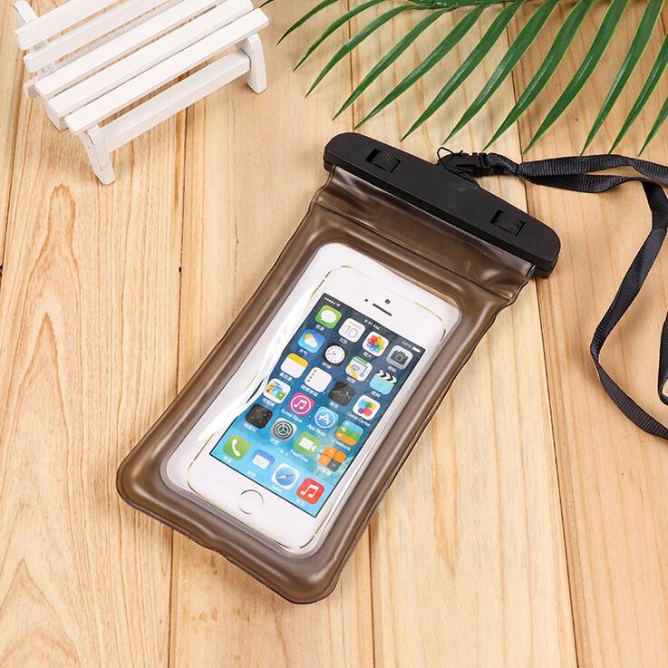 Waterproof Swimming Bag Ski Drift Diving Shoulder Waist Pack Bag Underwater Mobile Phone Bags Case