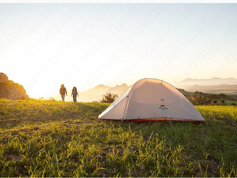 Naturehike Cloud Up Series 1 2 3 Person Tent Outdoor Ultralight Camp Tent with Mat Camping 20D