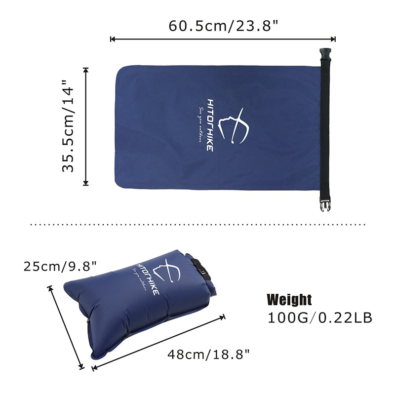 Hitorhike/Homful Outdoor Sleeping Pad Camping Mat Air Pump Inflator Ultra Light Portable Fast inflation
