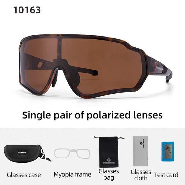 ROCKBROS Cycling Glasses Polarized Sport Bike UV400 Bike Glasses Goggles Running Sunglasses