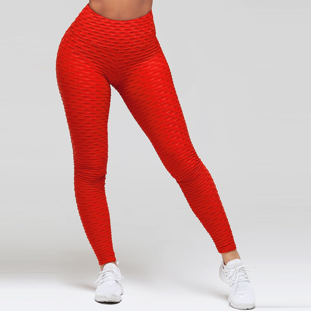 High Waist Fitness Leggings Women Workout Push Up Legging Fashion Solid Color Bodybuilding